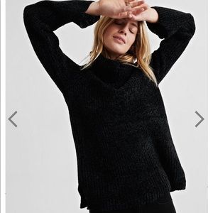 Lucky Brand chenille cowlneck